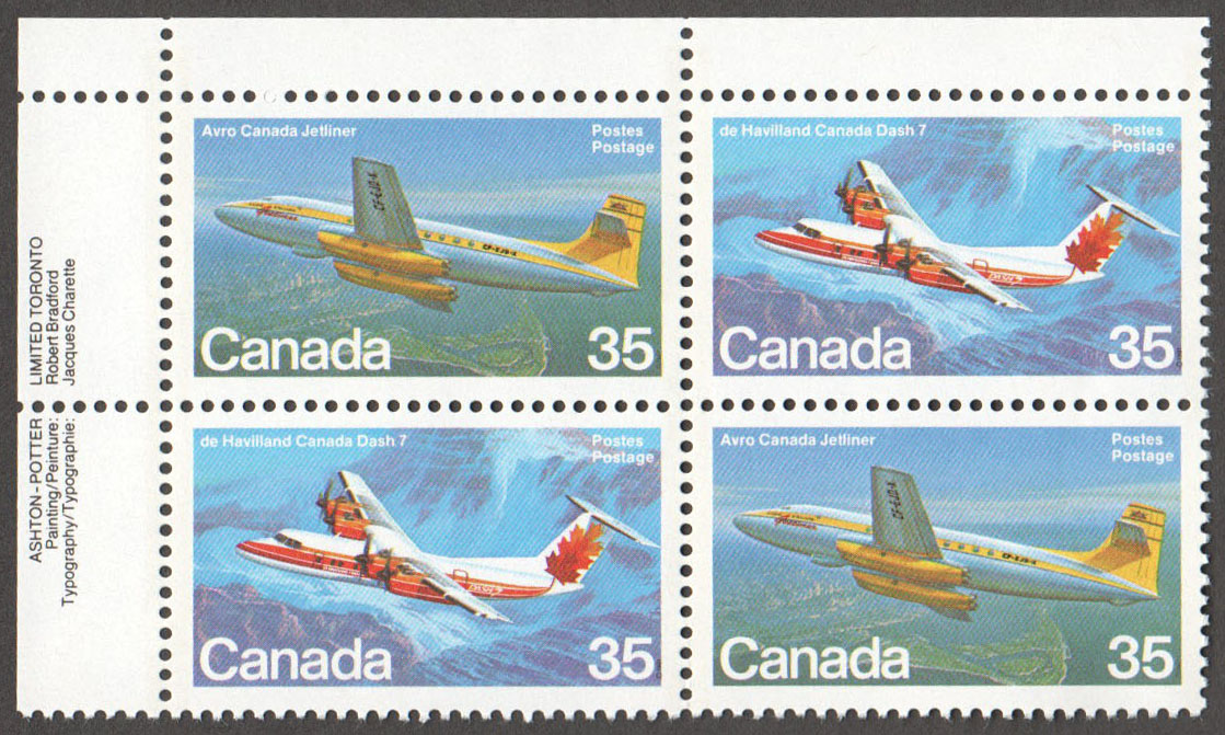 Canada Scott 906a MNH PB UL (A10-6) - Click Image to Close